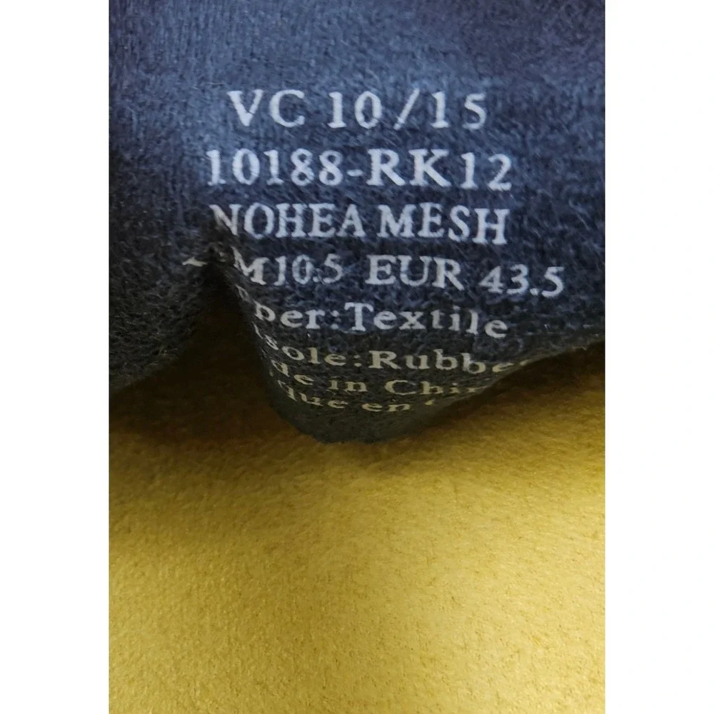 OluKai Nohea Mesh Mens 10.5 Slip On Mesh Shoes Gray Yellow Loafers